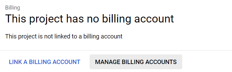 Manage billing accounts