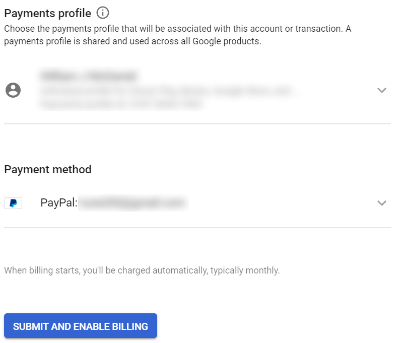 Payment methods